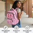 thumbnail image 3 of Yspwyqan Girls Backpack Set, Cherry Axolotl Heart Backpack and Lunch Box 4 Piece, Large Capacity Fits 15.6 Laptop Casual Daypack for School Camping, 3 of 7