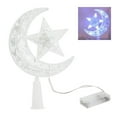 thumbnail image 1 of Christmas Tree Top Lights Moon Star Pattern Create Festive Ambience Romantic Flashing Lights Christmas Decoration Lamp, 1 of 10