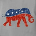 thumbnail image 3 of CafePress - Glitter Republican Elephant T Shirt - Womens Comfort Colors® Shirt, 3 of 4