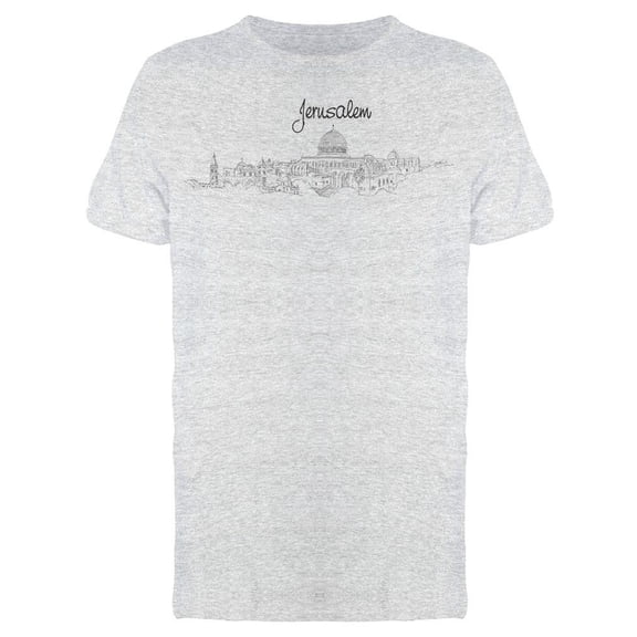 Panoramic Jerusalem City Tee Men's -Image by Shutterstock
