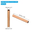 thumbnail image 2 of Uxcell 5/32" OD x 0.5mm Wall Thickness x 30mm Length 99.9% Copper Tube, 40Pcs T2 Pure Copper Seamless Round Pipe Tubing, 2 of 6