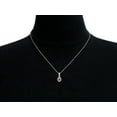 thumbnail image 6 of SuperJeweler 1 Carat Oval Shape Morganite and Diamond Necklace In 14 Karat White Gold, 18 Inches For Women, 6 of 6