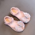 thumbnail image 2 of eczipvz Frozen Shoes for Toddler Girls Mary Jane Princess Shoes Ballet Flat Wedding Party Shoes with Ankle Strap for Little Big Kids Red,7-8 Years, 2 of 4