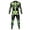 Green, variant on ZHOGXU Halloween Stage Zentai Suit For Kids Skeleton Print Long Sleeve Playsuit Festive Party Jumpsuits,Black,9-10 Years
