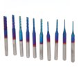 thumbnail image 4 of 10 Brocas Yuxing para Fresadora CNC Revestimiento Azul Nano 1/8 Pulgada, 4 of 5