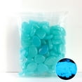 thumbnail image 3 of 100PCS Garden Pebbles Polished Glow in the Dark Decor Pebbles Outdoor Pebbles, 3 of 9