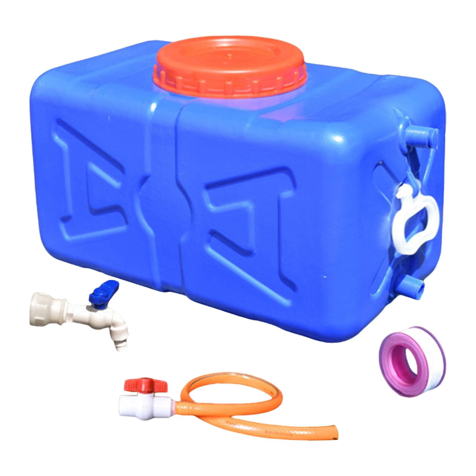 harayaa Utility Water Tank Reusable Horizontal Storage Bucket for Camping Garden Car blue 30kg
