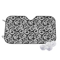 thumbnail image 2 of Picia Snake Curved Windshield Sunshade Accordion Folding Style Auto Shade for Car Truck SUV Van Blocks UV Ray Sun Visor Protector -Small, 2 of 7