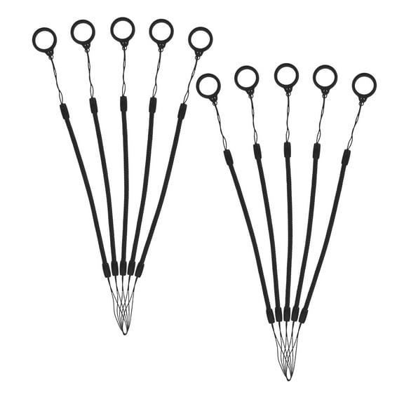 PTOOTP 10Pcs Multifunctional Pen Silicone Lanyard for Home Use with Elastic Tether