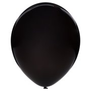 12 Black Latex Balloons, 15 Pieces, by Way To Celebrate