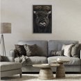 thumbnail image 3 of Stupell Industries Rustic Lodge Bison Portrait Close Up Black Floating Frame Canvas Art, 17 x 25, by Creative Studio, 3 of 8
