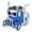 Blue, variant on Tibvox Handmade Truck Shape Mug 12oz Resin Coffee Cup for Home and Office Decoration
