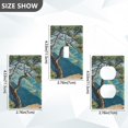thumbnail image 7 of Yayeee Blank Wall Plate Cover 1-Gang 4.5"x2.7" Home Unused Decorative Outlet, Yellow Tree, 7 of 7