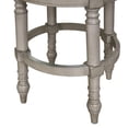 thumbnail image 6 of Emily 31" Wood Barrel-Back Bar Stool with Swivel and Upholstered Seat and Back, Uptown Gray with Beige Seat and Back, 6 of 8