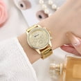 thumbnail image 2 of Women's Business Steel Band Diamond-Studded Watch Fake Three-Eyed Quartz Hand, 2 of 3