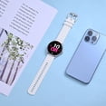 thumbnail image 3 of Silicone Watch Band 20mm Quick Release Rubber Watch Straps for Men Women,Silver Stainless Steel Buckle, 3 of 8