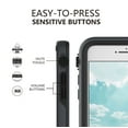 thumbnail image 4 of BELTRON aquaLife iPhone 7/8 Plus Waterproof, Shock & Drop Proof, Dirt Proof, Heavy Duty Underwater Case IP68 Rated, MIL-STD-810G Certified Features: 360 Watertight Sealed Design Grey/Black, 4 of 9