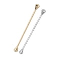 thumbnail image 1 of 2 piezas elegante cuello bar pin camisas pin collar broche tornillo extremo Salvador Dali Corbata de corbata con cuello en corbata, 1 of 10
