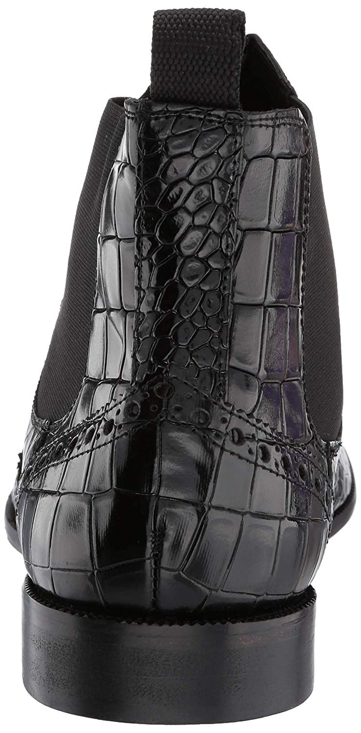 STACY ADAMS Men/'s Frontera Croc Wingtip Chelsea Ankle Boot