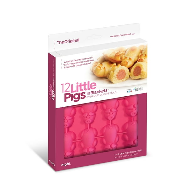 "Little pigs in a blanket" silicone mold