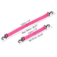 thumbnail image 2 of Uxcell 100cmx3.8cm Ski Carrier Strap, 2 Pack Snowboard Boot Carrying Strap Bright Pink, 2 of 7