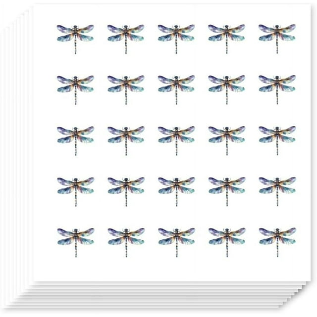 500 pegatinas autoadhesivas de libélulas para planificador, de 0,5 pulgadas, para papel de álbum de recortes, pegatinas de insectos