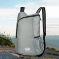 thumbnail image 1 of Mochila de camping de nailon impermeable plegable para actividades al aire libre (gris), 1 of 9