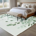 thumbnail image 4 of 5'x7' Area Rugs, Sage Green Eucalyptus Leaf Indoor Outdoor Area Rug for Living Room Bedroom, Spring Leaves Botanical Washable Bathroom Rugs Kitchen Floor Carpet Mats Home Decor Aesthetic, 4 of 8