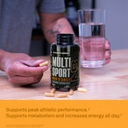 NutraBio MultiSport for Men Multivitamin with 33 Essential Vitamins, Minerals & Micronutrients - 120 Capsules