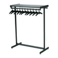 Quartet DoubleSided Garment Rack Freestanding, 1 Each, Black Powder