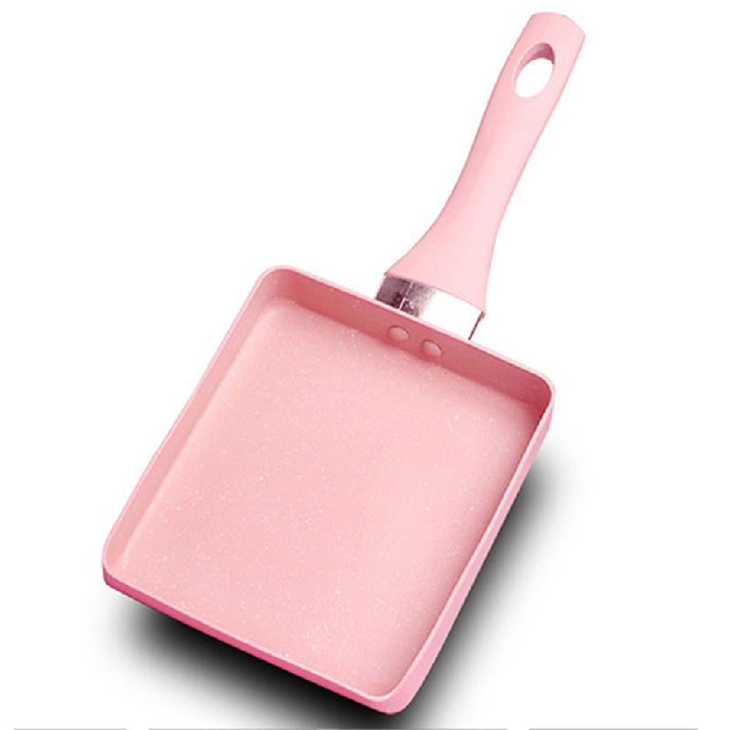 Nonstick Retangular Omelette Pan Tamagoyaki Egg Pan for Stovetop and
