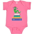 thumbnail image 3 of Inktastic Bookworm Girls Reading Gift Girls Baby Bodysuit, 3 of 5