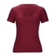 thumbnail image 5 of Tops Para Mujer Blusa Casual Elegante Camiseta de Manga Corta Sólida Con Cuello en V Odeerbi  ODB163557, 5 of 9