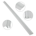 thumbnail image 4 of 2Pcs Shower Door Side Seal Strip to Stop Leaks Create a Water Barrier for Glass F-Jamb 180 Degree Total 20"Long, 4 of 9