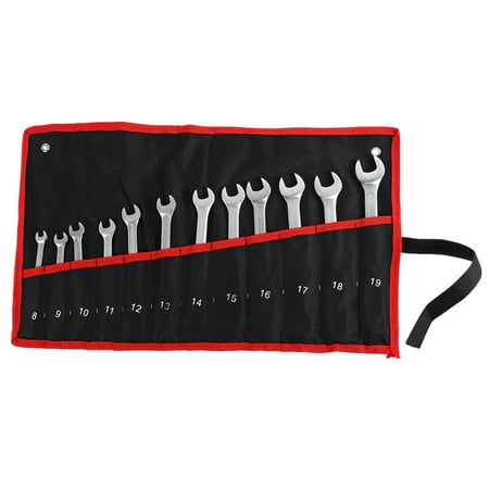

12Pcs 8mm-19mm Combination Spanner Set Professional Ratchet Wrench Tool for Installation /Maintenance