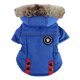 thumbnail image 1 of Chaqueta con cinturón de seguridad Abrigo de invierno para cachorros - ropa para cachorros, 1 of 5