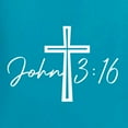 thumbnail image 5 of Wild Bobby John 3:16 Cross Inspirational/Christian Men Graphic Tee, Light Turquoise, 5X-Large, 5 of 5