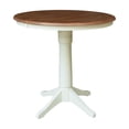 thumbnail image 2 of 36" Round Extension Table with 2 Counter Height Stools - Multi-Color, 2 of 3