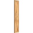 thumbnail image 2 of 10 3/4"W X 56"H Timbercraft Two 5 3/8" Boards Framed Board-N-Batten Shutters W/Z-Bar, Rough Sawn Western Red Cedar (Per Pair), 2 of 13