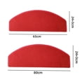 thumbnail image 6 of OIUR Stair Carpet Semicircular Stair Mat Anti-Slip Bottom Stair Protector Thick Absorbent Stair Treads Mat Protects Stairs for Home Kids Safety, 6 of 7