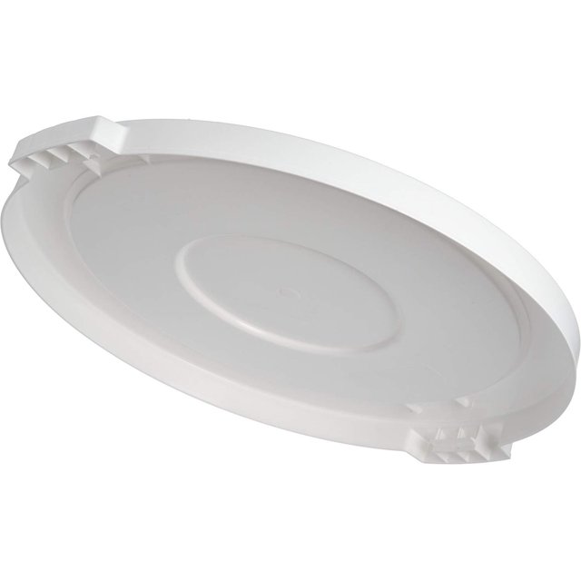 Carlisle 34102102 Couvercle Rond Poubelle Alimentaire, 20 Gallons, Blanc