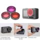 thumbnail image 3 of Filtro de buceo filtro de lente púrpura/magenta rojo rosa para cámara de deportes de acción OSMO revestimiento multicapa filtros de compensación de corrección de color ANGGREK Otros, 3 of 8