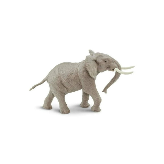 Safari Ltd. African Bull Elephant Figurine - Realistic 7.6" Wildlife Figure - Educational Toy for Boys, Girls, and Kids Ages 3 