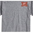 thumbnail image 3 of Miller High Life - 6 Pack Bottles - Men's Short Sleeve T-Shirt, 3 of 5