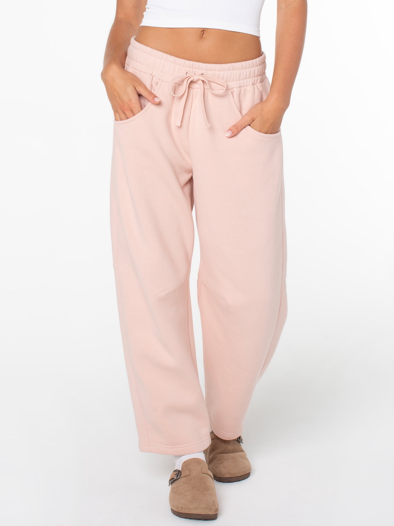 Celebrity Pink Women's Barrel Leg Sweatpants, Sizes XS-XXXL