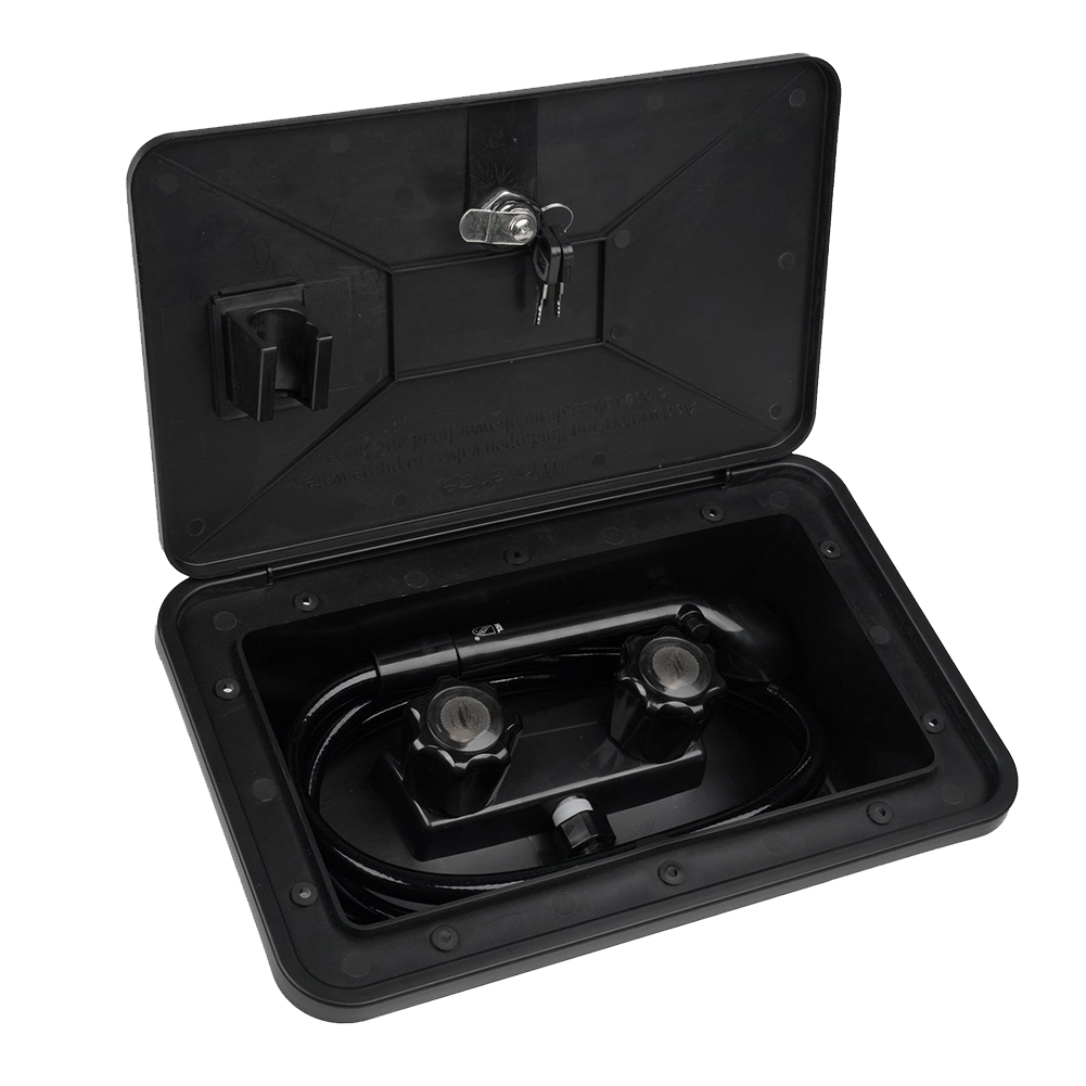 RV External Shower Box Shower Head Exterior Shower Box Kit for RV Boat