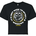 thumbnail image 3 of Star Wars - Its Not Wise Wookie - Juniors Cropped Tee, 3 of 5