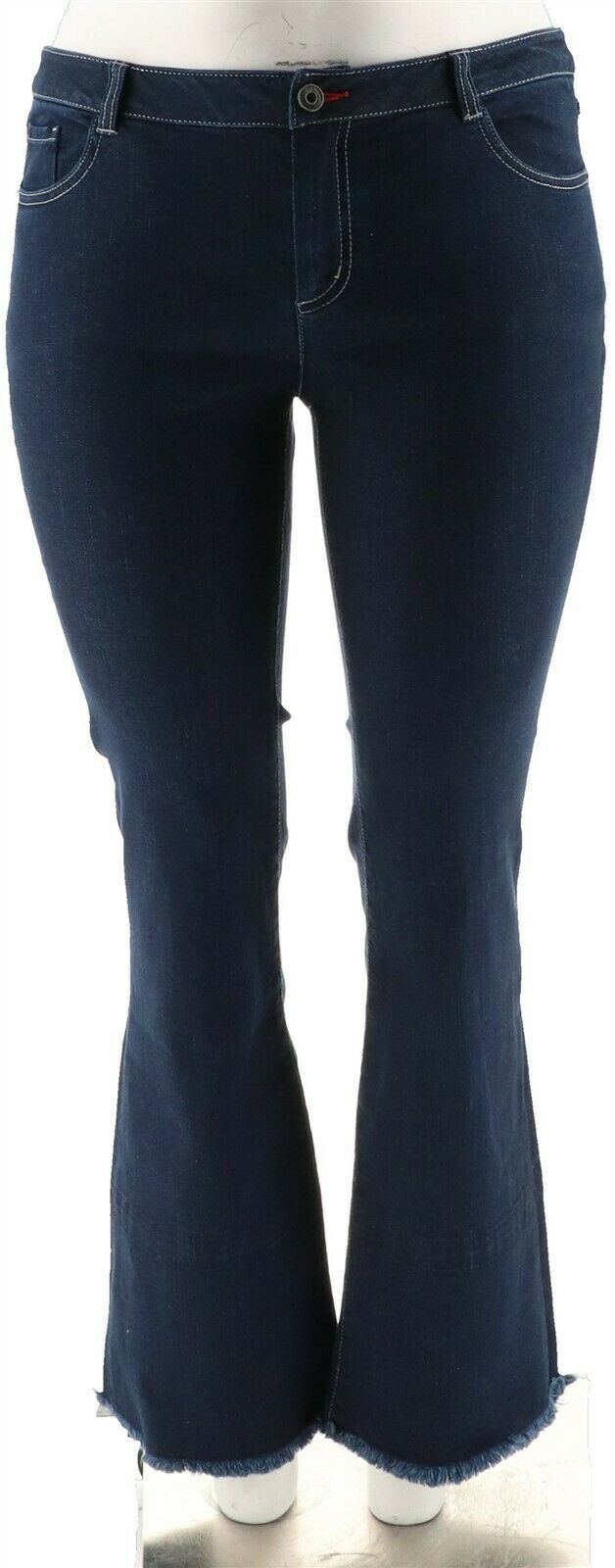 women's cuffed denim jeans