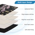 thumbnail image 3 of FORMRS 13-13.3 inch Laptop Sleeve Case Soft Carrying Quilted Computer Bag Cover, Dark Flowers Pattern, 3 of 7