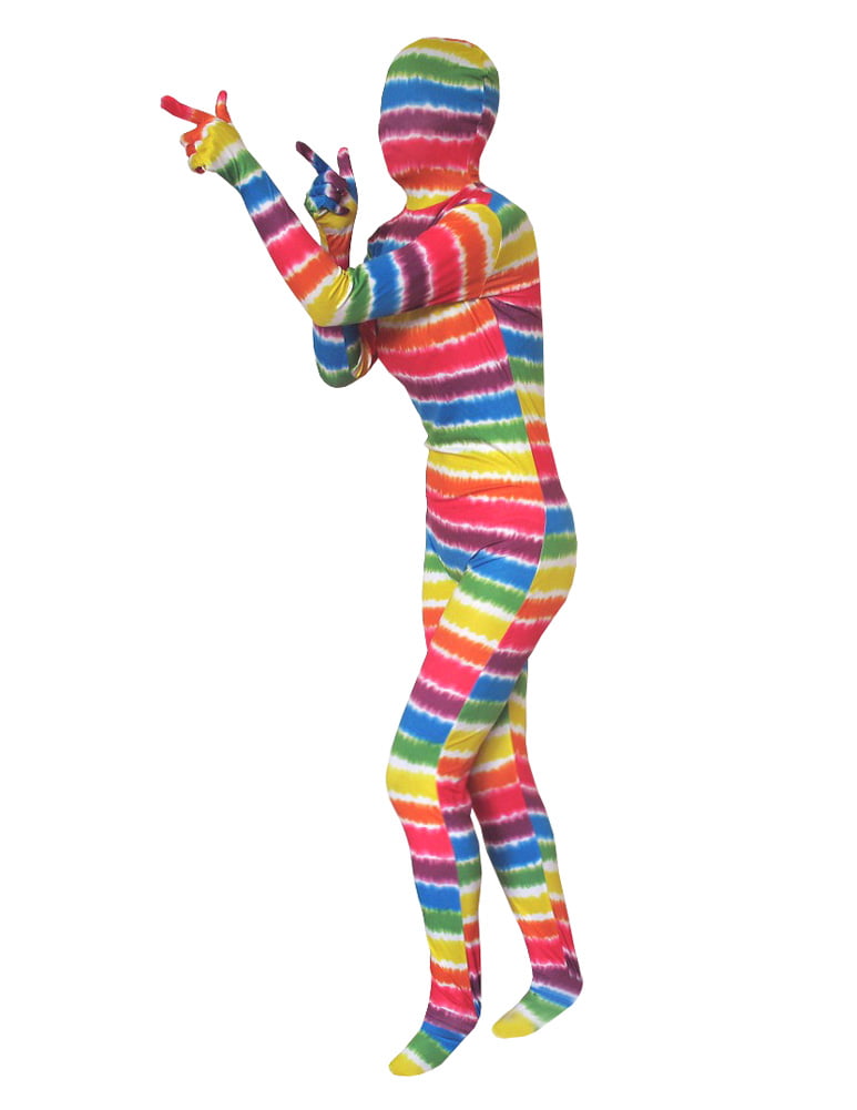 SecondSkin Full Body Spandex/Lycra Suit (S, Rainbow) - Walmart.com